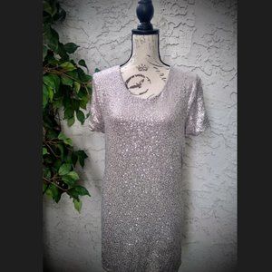Victoria's Secret Sequin T-Shirt Dress